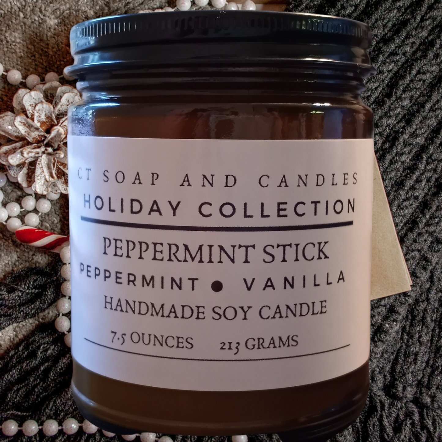 Peppermint Stick Soy Candle
